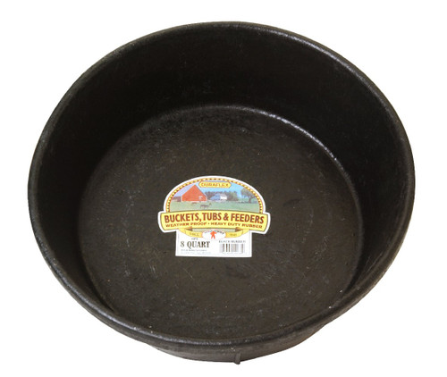 Little Giant Rubber Feed Pan 8 quart