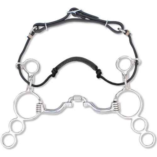 Myler 3-Ring Combination Sweet Iron Correctional Ported Barrel - MB 41PB - Level 2-3