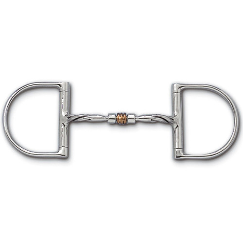 Myler Twisted Copper Roller Comfort Snaffle Dee - MB 03T - Level 1