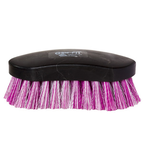 Decker Pony Brush Raspberry White