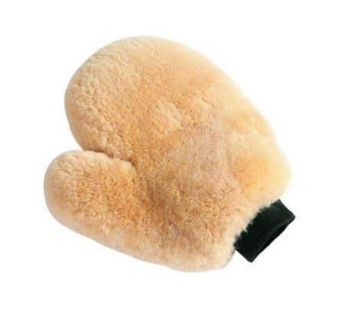 Fleeceworks Sheepskin Grooming Mitt
