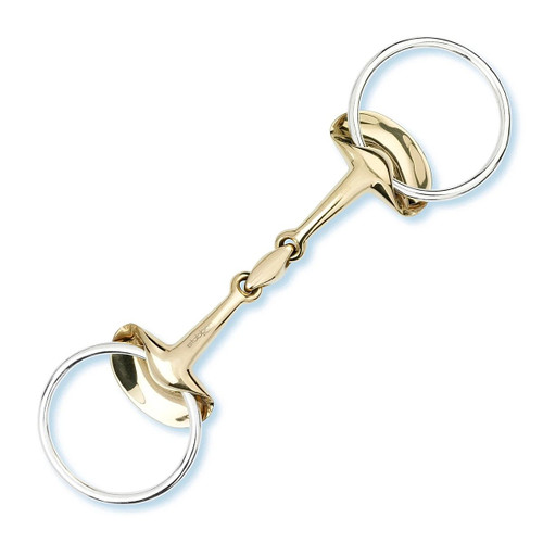 Stübben Golden Wings Double Jointed Loose Ring Snaffle