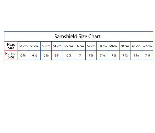 Samshield Size Chart