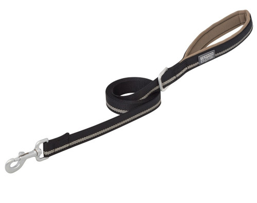 Terrain DOG Reflective Nylon Leash 3/4" x 4' BLACK