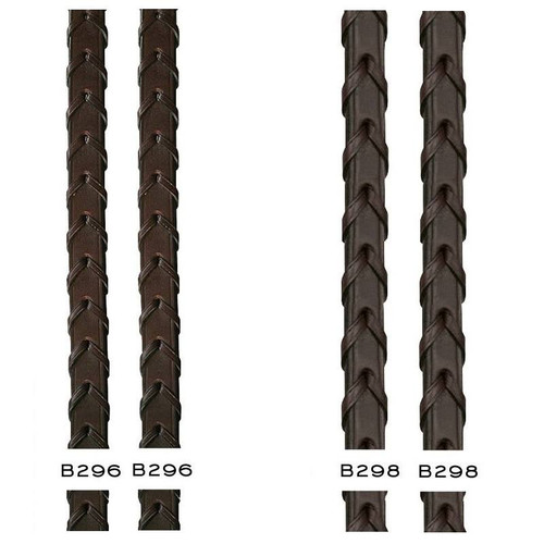 Dy'on Fancy Stitch Laced Reins
B296 and B298