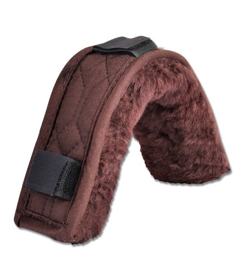 Waldhausen Sheepskin Poll or Chin Protector BROWN