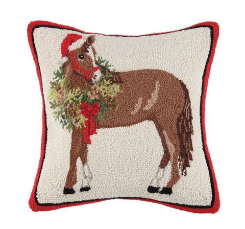 horse-wreath-pillow