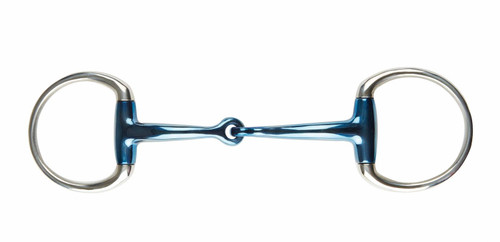 JP Korsteel Blue Steel Jointed Eggbutt Bit