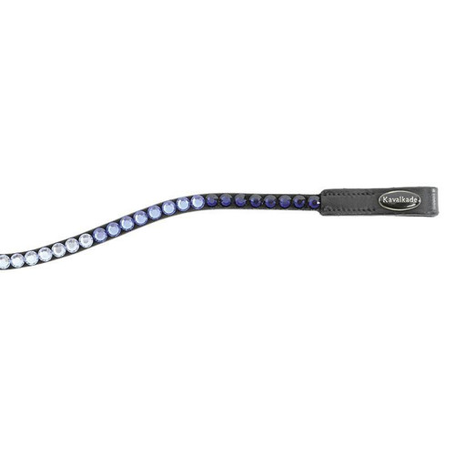 Kavalkade Delight Blue Curved Browband