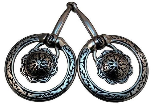 Jeremiah Watt Fancy Concho Ring Snaffle