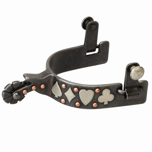 Weaver Card Suit Spurs - Mens
Buff Black