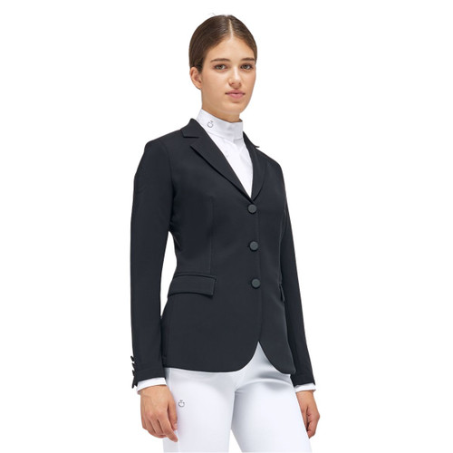 Cavalleria Toscana American Hunter Jersey Jacket BLACK FRONT