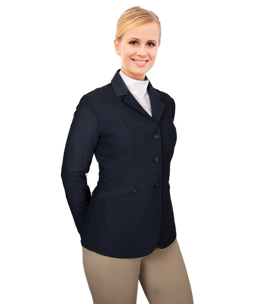 Manteau en laine bleu marine avec ceinture | Essentiel Antwerp France