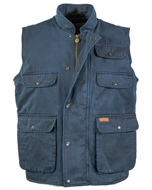Outback Trading Men's Cobar Vest Navy