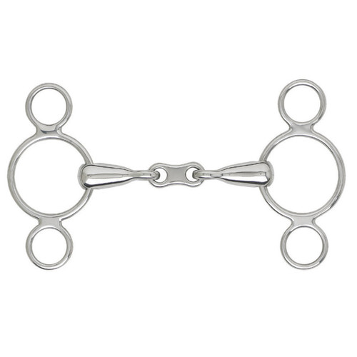 Centaur French Link 2-Ring Gag