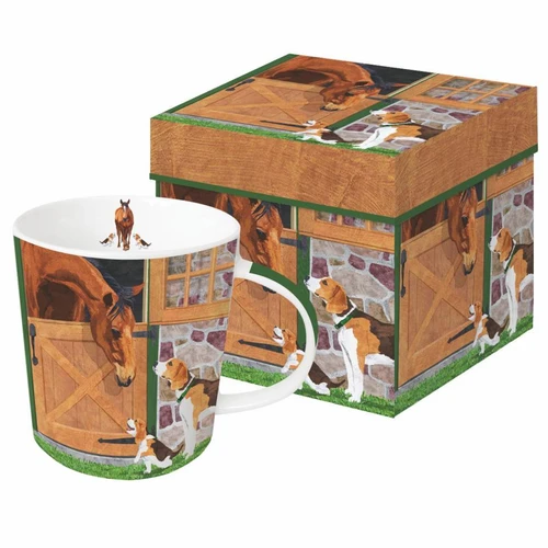 Horse & Hounds Gift Boxed Mug