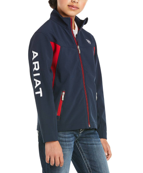 ariat blue and red jacket