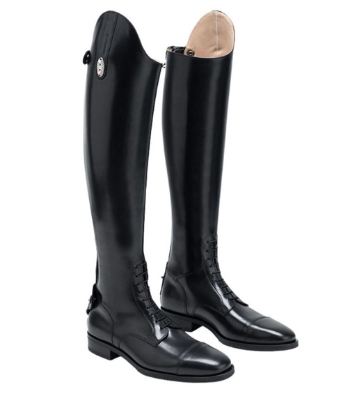 womens patent biker boots