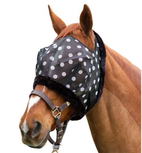 Dandy Dot Print Fly Mask