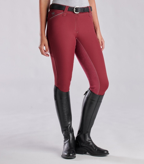 Piper Evolution Full Seat Breeches merlot