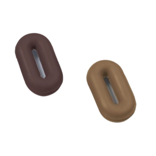Eco Pure Rubber Martingale Ring brown, gum