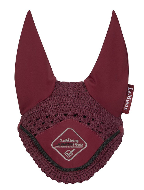 LeMieux Junior Pro Fly Bonnet burgundy