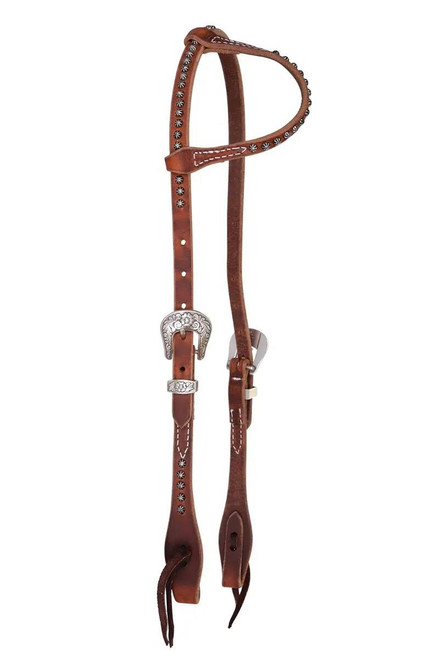 Reinsman Rosewood Spots One Ear Headstall