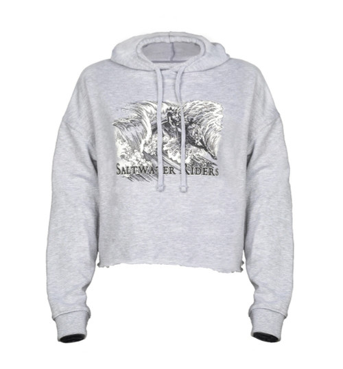 SaltWater Riders Riptide Cropped Hoodie