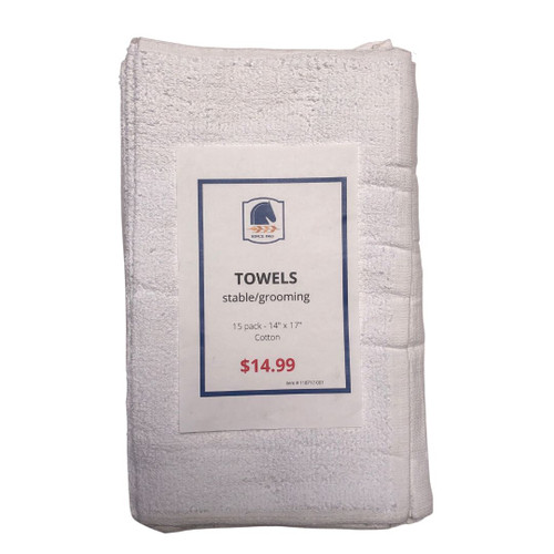 Mary's Stable/Grooming Towels pack of 15