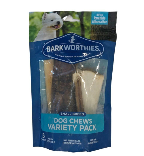 Barkworthies Small Breed Dog Chews Variety Pack