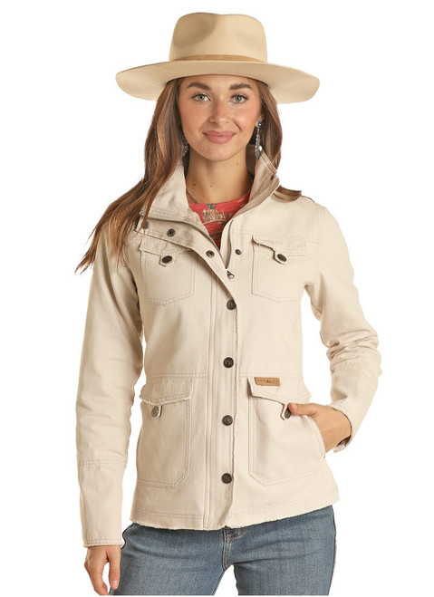 Powder River Canvas Jacket NATURAL front