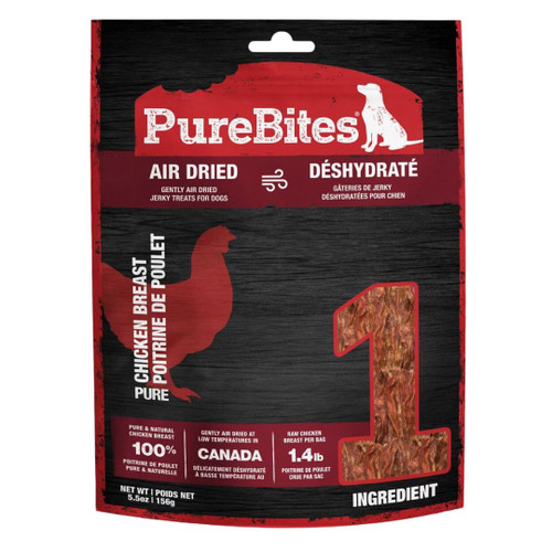 PureBites Raw Air Dried Chicken Jerky Treats