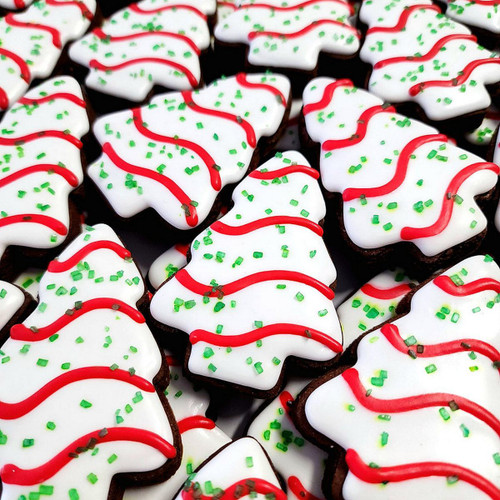 Classic Christmas Tree Horse Cookies