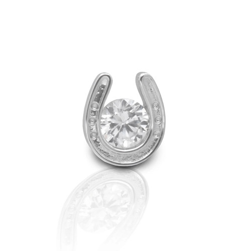 Kelly Herd Horseshoe Stud Tie Tack