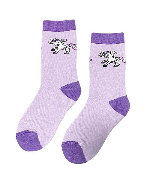 Belle & Bow Youth Socks LAVENDER