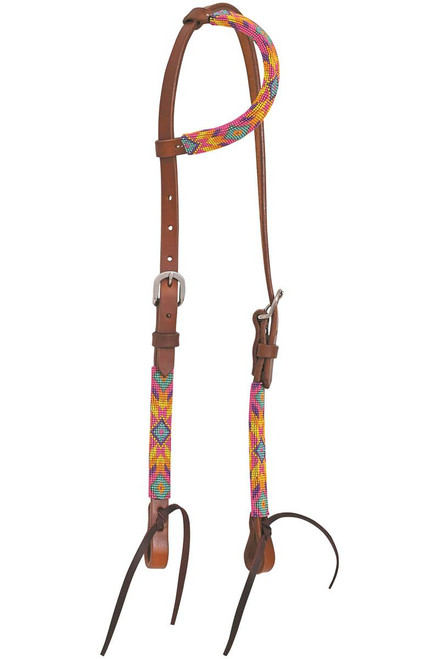 Circle Y Bubblegum Infinity One Ear Headstall