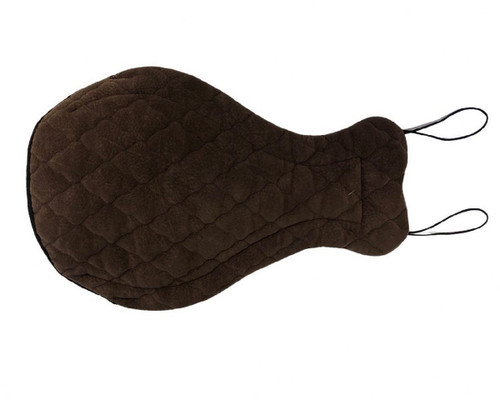 Microsuede Seat Saver BROWN top