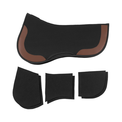 EquiFit Thin ImpacTeq Shim Half Pad BROWN