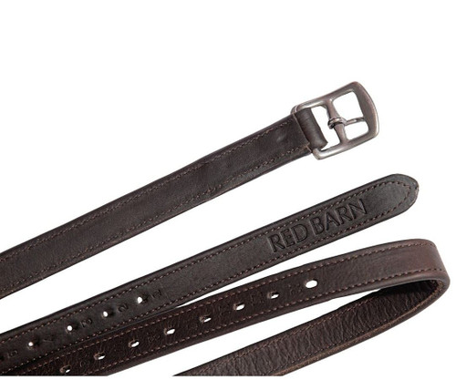 Red Barn Get A Grip 7/8" Leathers BROWN