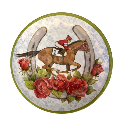 Derby Day at the Races Melamine Salad Plate