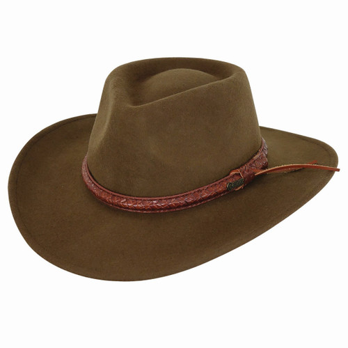 Outback Trading Dusty Rider Wool Hat BROWN
