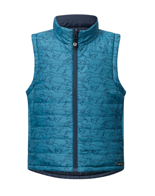 Kids Kerrits Round Up Vest DEWDROP PRINT