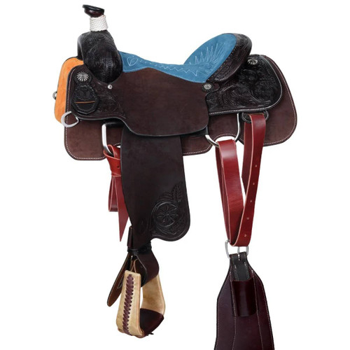 Circle Y Trinity Breakaway Roper Saddle SIDE