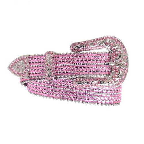 Kids Kamberley Pink Glitz Belt