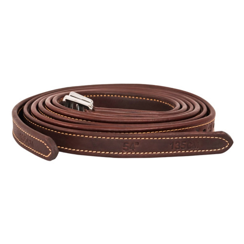 CommonWealth Yoho Rolled Stirrup Leathers BROWN SIDE