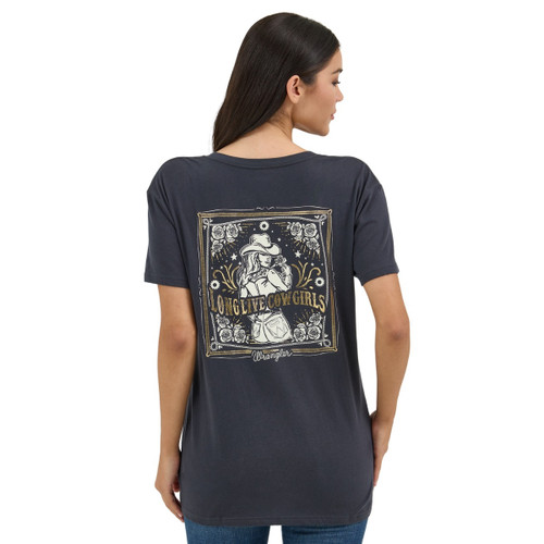 Wrangler Long Live Cowgirls Tee BACK