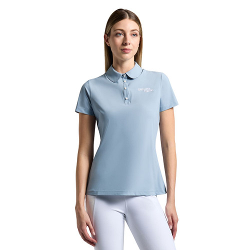 Cavalleria Toscana SS Training Polo BLUE FOG FRONT