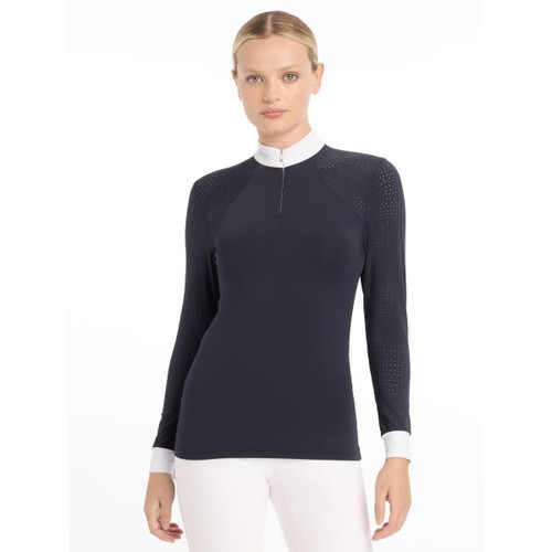 LeMieux Olivia Long Sleeve Show Shirt FRONT