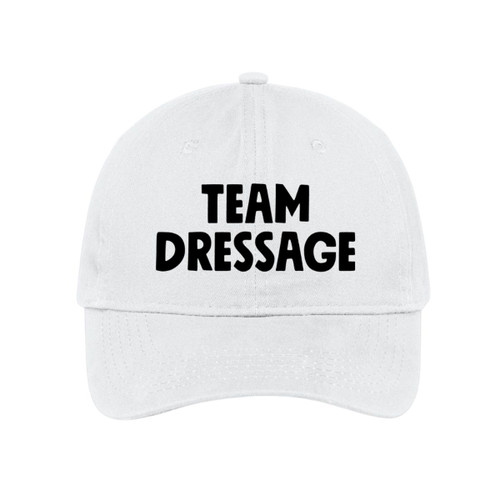 Equine & Design Team Dressage Hat WHITE
