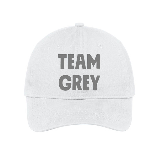 Equine & Design Team Grey Hat WHITE